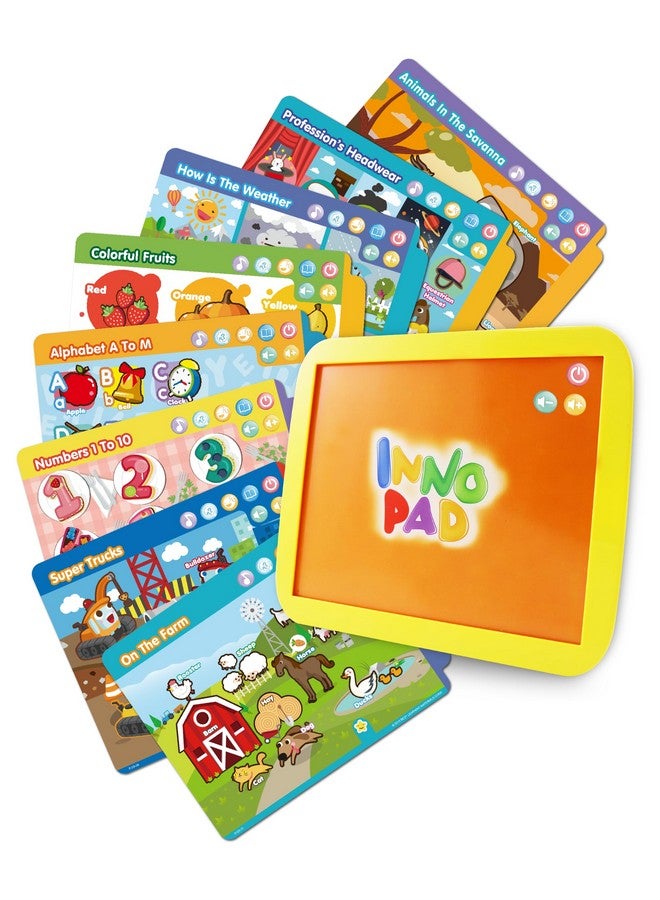 بست ليرنينج أفضل جهاز لوحي تعليمي ذكي من INNO PAD - دروس ممتعة لتعلم الحروف الأبجدية والأرقام والألوان والأشكال والحيوانات ووسائل النقل للأطفال من عمر سنتين إلى خمس سنوات | هدية مثالية لعيد الميلاد وعيد الميلاد - Image 1