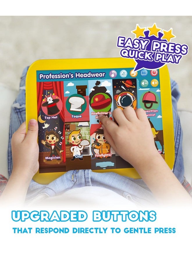 بست ليرنينج أفضل جهاز لوحي تعليمي ذكي من INNO PAD - دروس ممتعة لتعلم الحروف الأبجدية والأرقام والألوان والأشكال والحيوانات ووسائل النقل للأطفال من عمر سنتين إلى خمس سنوات | هدية مثالية لعيد الميلاد وعيد الميلاد - Image 2