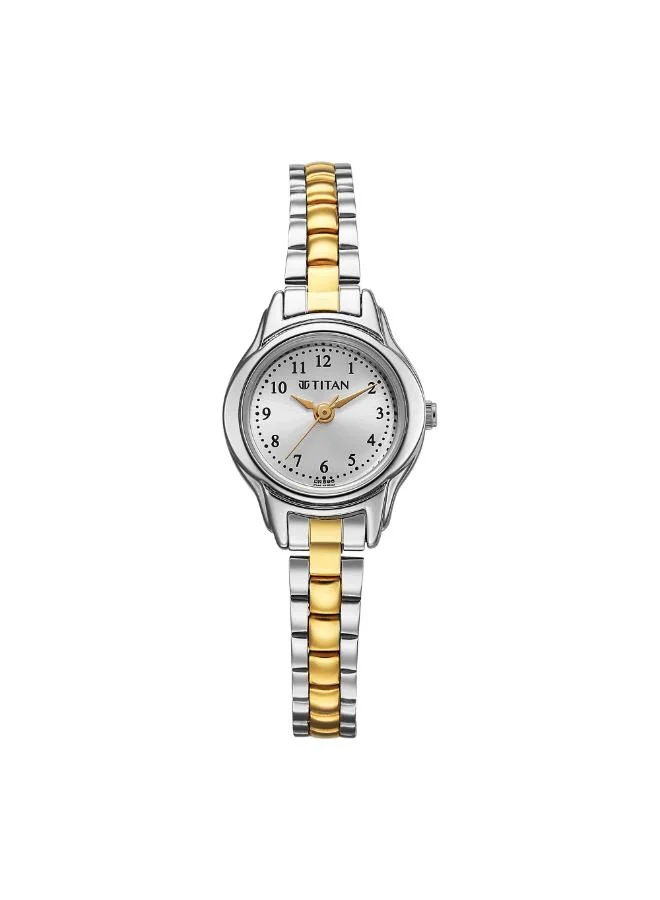 TITAN Women Analog Display Watch With Dual Tone Stainless Steel Strap - 2401BM02