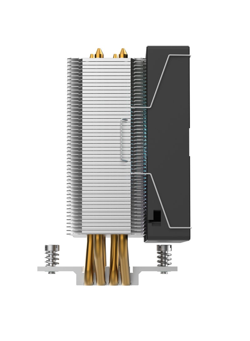 AC-419 CPU Radiator Computer Tower CPU Cooler PWM 4-pin Fan 4 Heatpipe 5V ARGB Tower CPU Cooling Fan