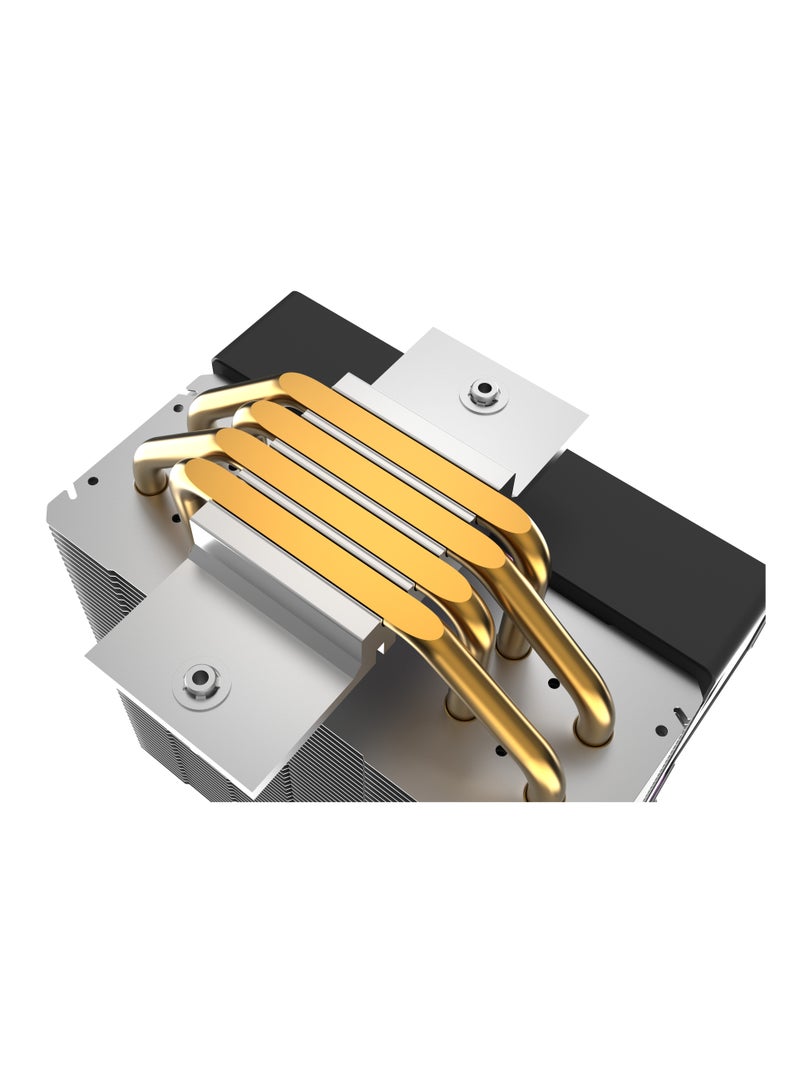 AC-419 CPU Radiator Computer Tower CPU Cooler PWM 4-pin Fan 4 Heatpipe 5V ARGB Tower CPU Cooling Fan