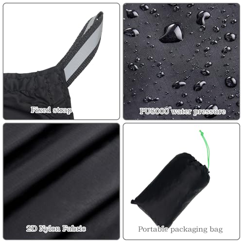Wind Tour Multifunctional Tarp Waterproof with Carry Bag for Tent Ultralight Outdoor Tent Footprint for Ground Camping Hiking (47.2" x27.6") - Image 5