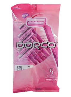 DORCO Dorco TD708N Premium Razor Blades – 5-Pack of Precision Blades for an Ultra-Smooth Shave  - Image 1