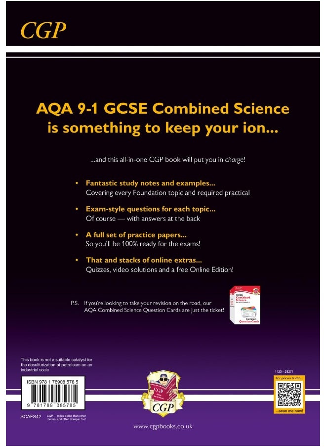 GCSE Combined Science AQA Foundation Complete Revision & Practice w/ Online Ed, Videos & Quizzes  - Image 2