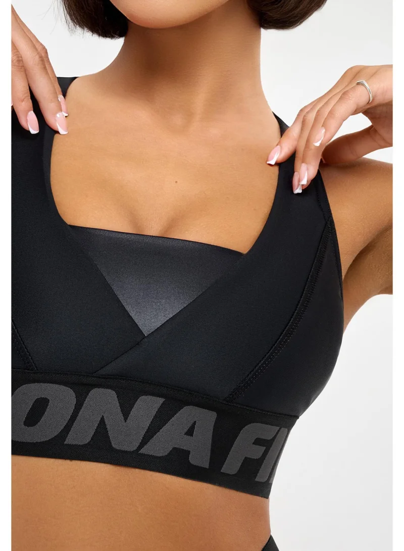 Bona Fide Bermud Black Bermud Sports Bra for Women | Best Price UAE