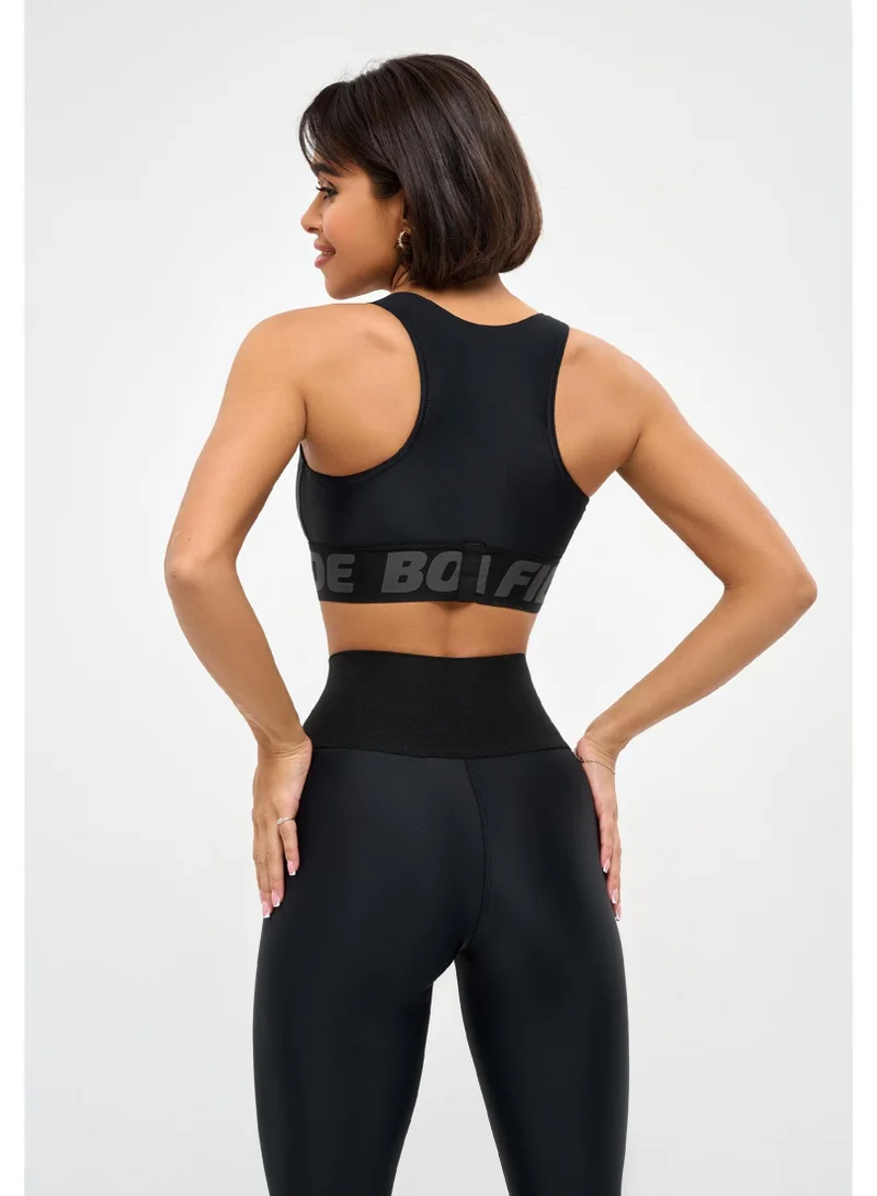 Bona Fide Bermud Black Bermud Sports Bra for Women | Best Price UAE