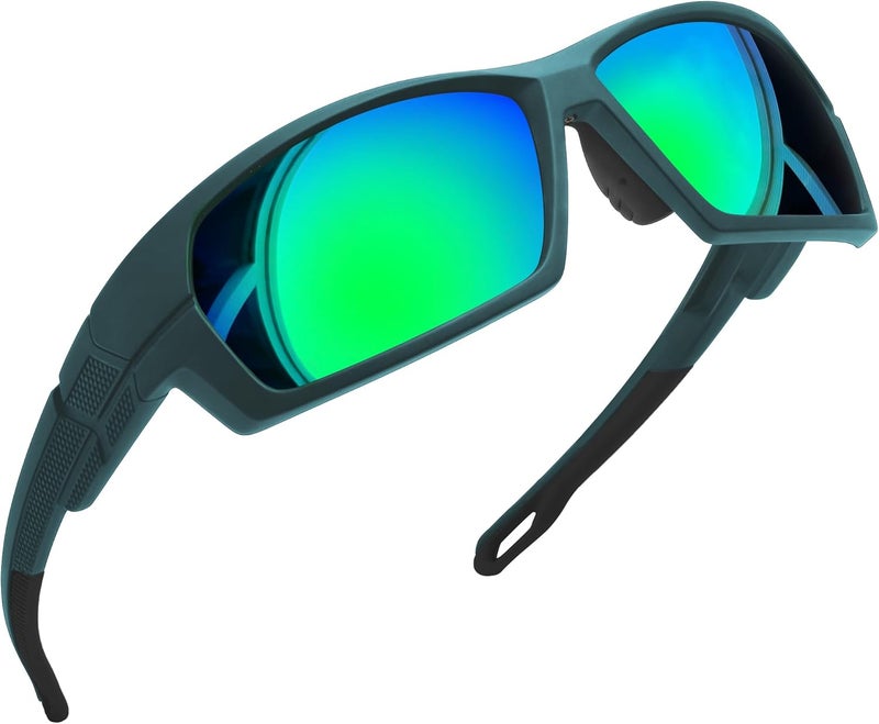 Joopin Sunglasses Men Women Sports Polarized UV400 Protection | Lightweight TR90 Frame,Rectangle TAC Lens,Cycling Biking Running Driving Fishing Surfing Hiking Baseball - Image 1