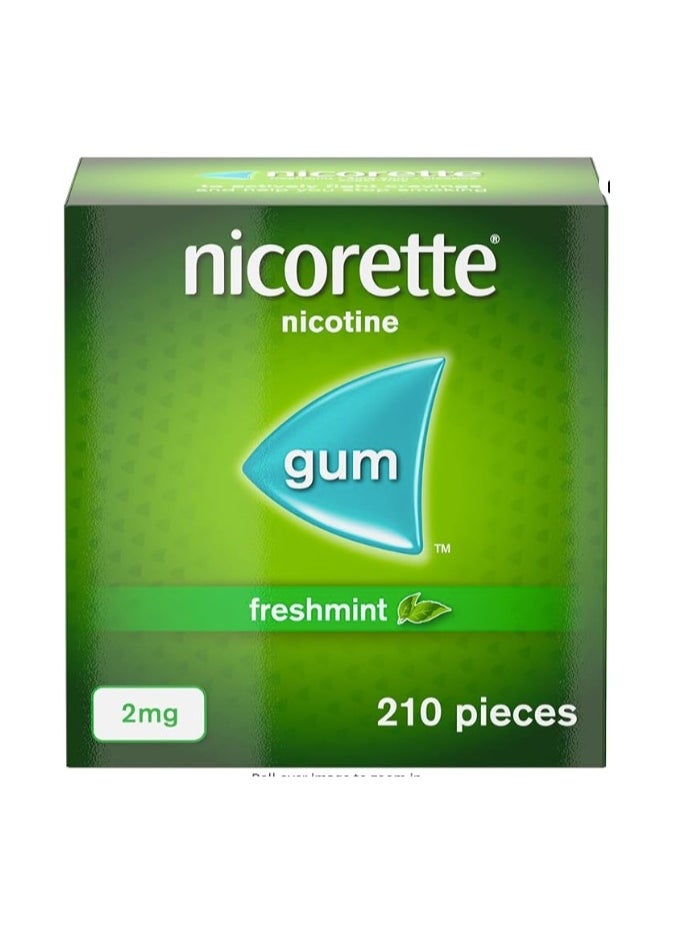 nicorette Freshmint 2Mg Gum 210 Pieces  - Image 1