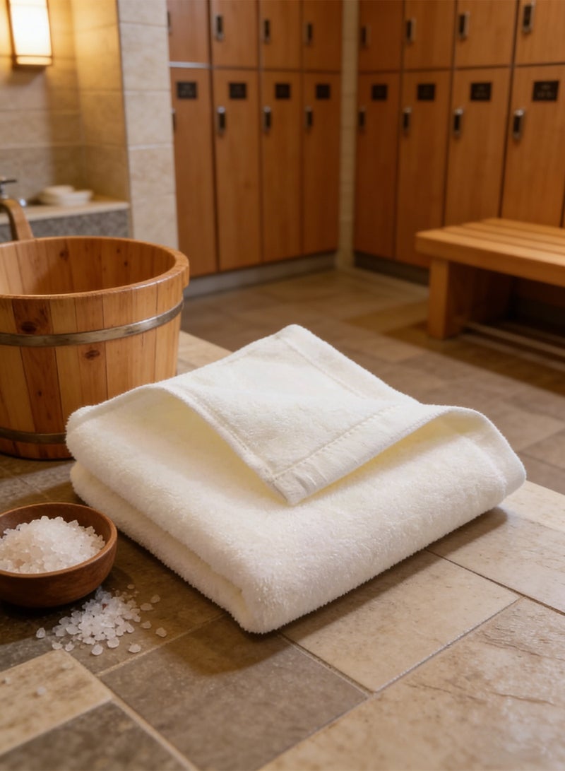 شاربدو طقم مناشف قطنية نقية ناعمة وسميكة للوجه، مقاس 30 × 60 سم، مريحة وماصة، مكون من 6 قطع - Image 1