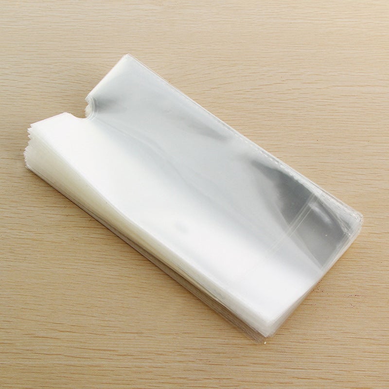in stock extra thick socks bag plastic bag transparent semicircle hole bag self-adhesive bag opp hanging hole adhesive bag 11*22 3 * foot 10.6 silk * OPP * a variety 