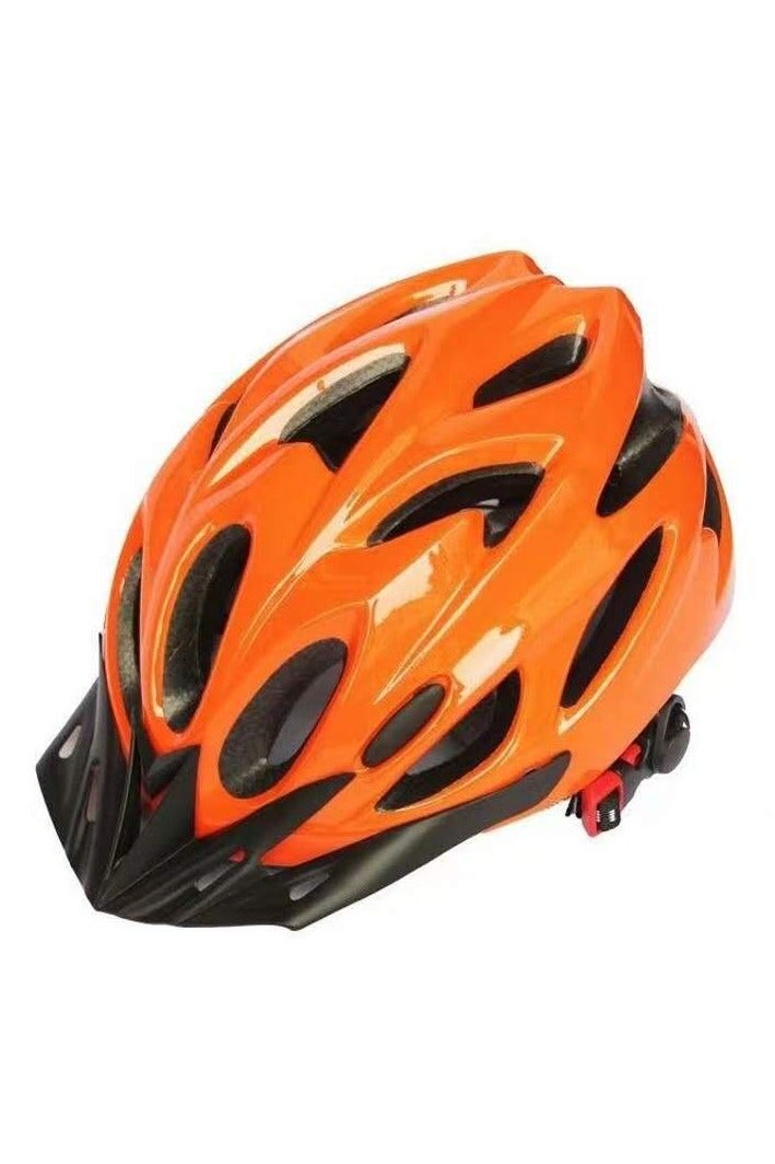 Generic Bicycle helmet, mountain bike, scooter, youth roller skating helmet, breathable safety helmet, men's and women's cycling equipment - (orange)
