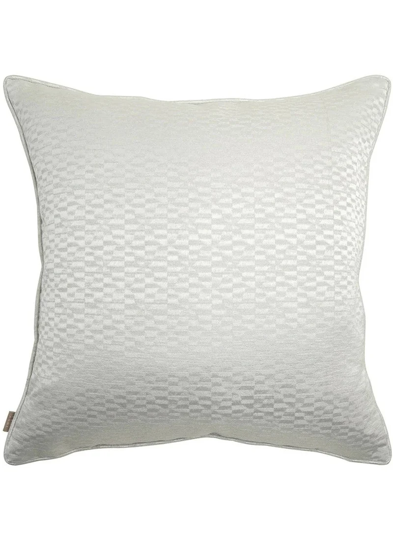 KNOT HOME Cushion Elodie Bianca (with filler) Pillow Knot Home Cover Set for Modern Sofa Contemporary Living Room Bedroom and Office Soft Washable