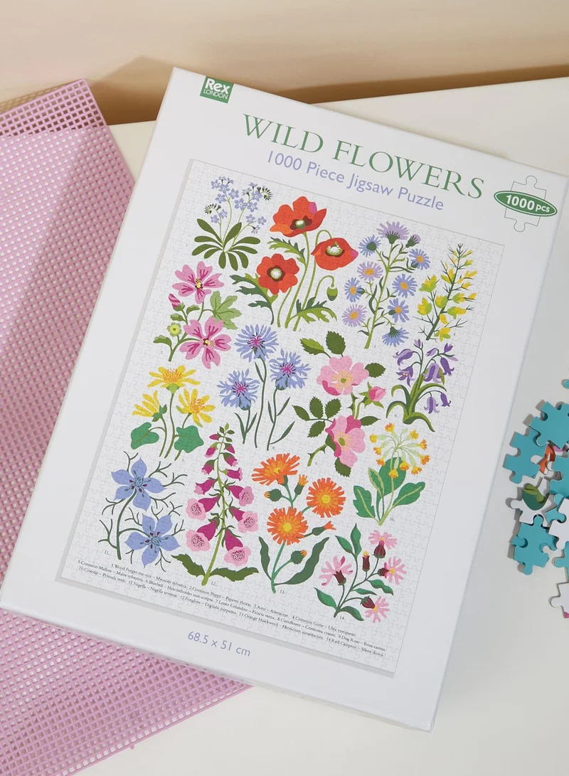 Rex London Wild Flowers 1000 Piece Puzzle
