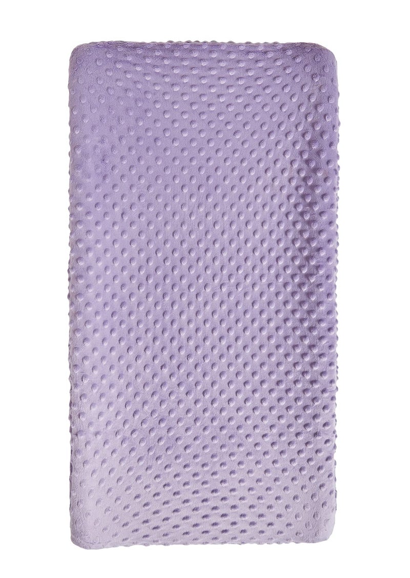 DONOMILO Changing Pad Cover Super Soft Dots SkinFriendly Breathable Wipeable Changing Table Sheets for Baby Boy and Baby Girl Lavender 