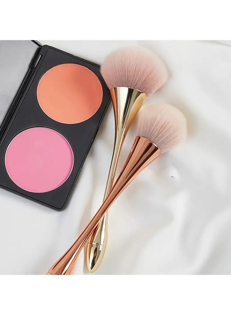 ORiTi Large Mineral Powder Brush Bling Dazzling Luxurious Crystal Rhinestone Synthetic Makeup Brush for Foundation Blush Buffing or Bronzer for Daily Makeup - Image 2