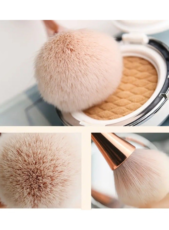 ORiTi Large Mineral Powder Brush Bling Dazzling Luxurious Crystal Rhinestone Synthetic Makeup Brush for Foundation Blush Buffing or Bronzer for Daily Makeup - Image 5