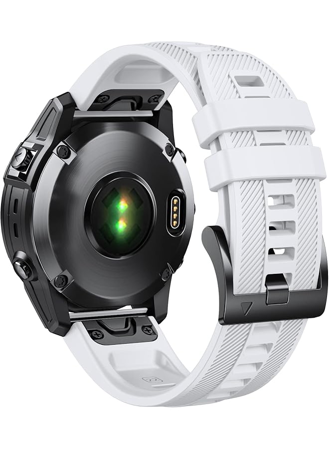 دادو حزام ساعة سيليكون ميد لاين مقاس 22 مم متوافق مع جارمين فينيكس 7 فينيكس 6 فينيكس 5 6 برو 5 بلس أبروتش S62 S60 حزام ساعة سيليكون ناعم - Image 3