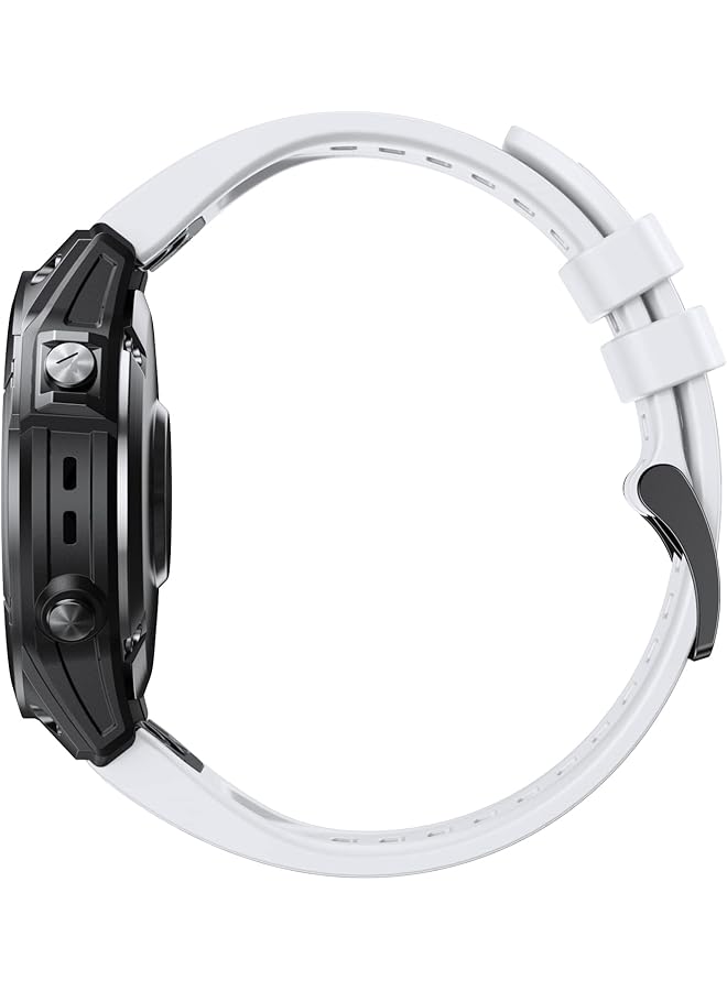 دادو حزام ساعة سيليكون ميد لاين مقاس 22 مم متوافق مع جارمين فينيكس 7 فينيكس 6 فينيكس 5 6 برو 5 بلس أبروتش S62 S60 حزام ساعة سيليكون ناعم - Image 4