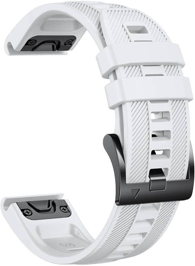 دادو حزام ساعة سيليكون ميد لاين مقاس 22 مم متوافق مع جارمين فينيكس 7 فينيكس 6 فينيكس 5 6 برو 5 بلس أبروتش S62 S60 حزام ساعة سيليكون ناعم - Image 5