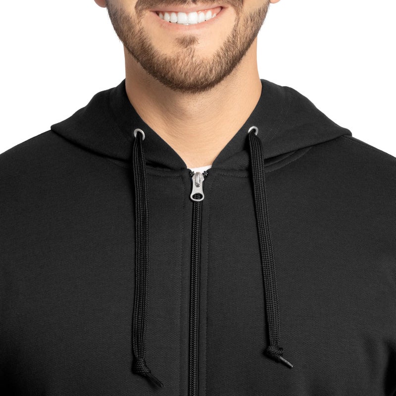Men's Fleece-Lined Zip Hoodie Sweatshirt - Image 2