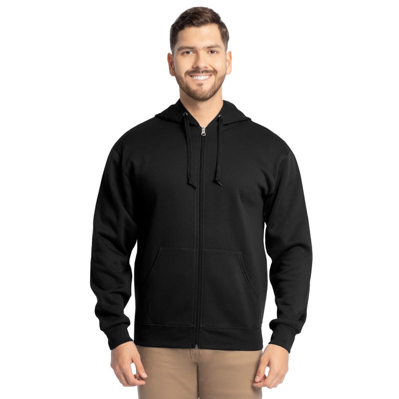 Men's Fleece-Lined Zip Hoodie Sweatshirt - Image 1