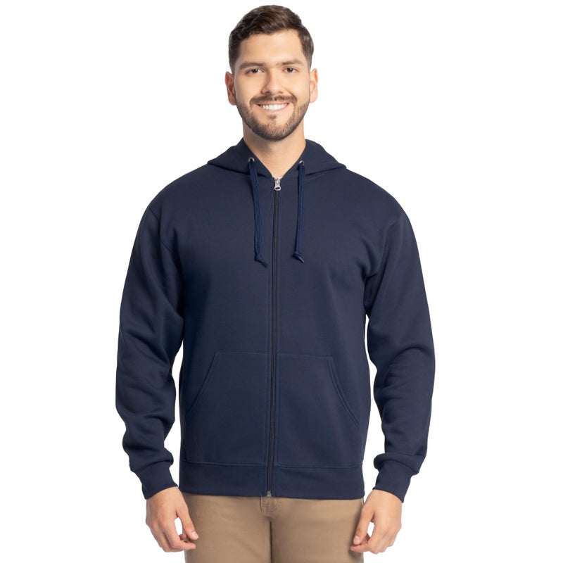 Men's Fleece-Lined Zip Hoodie Sweatshirt - Image 5