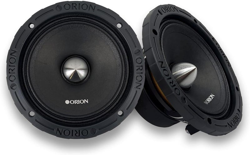 Orion XTR XTX652 High Efficiency 6.5" Mid-Range Bullet Loudspeakers, 1400W Max Power, 350W RMS, 2 Ohm, 1.5" Voice Coil - Pro Car Audio Stereo, Midrange Speakers (Pair) - Image 1