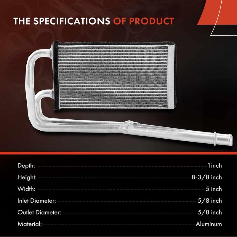 A-Premium Rear HVAC Heater Core for Dodge Journey - Image 3