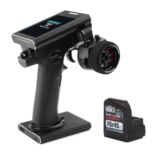 GoolRC Flysky Noble NB4+ 2.4GHz 8CH Radio Transmitter with FGr4S V2 Receiver, AFHDS 3 Protocol Remote Controller with Receiver for RC Car Boat - Image 1