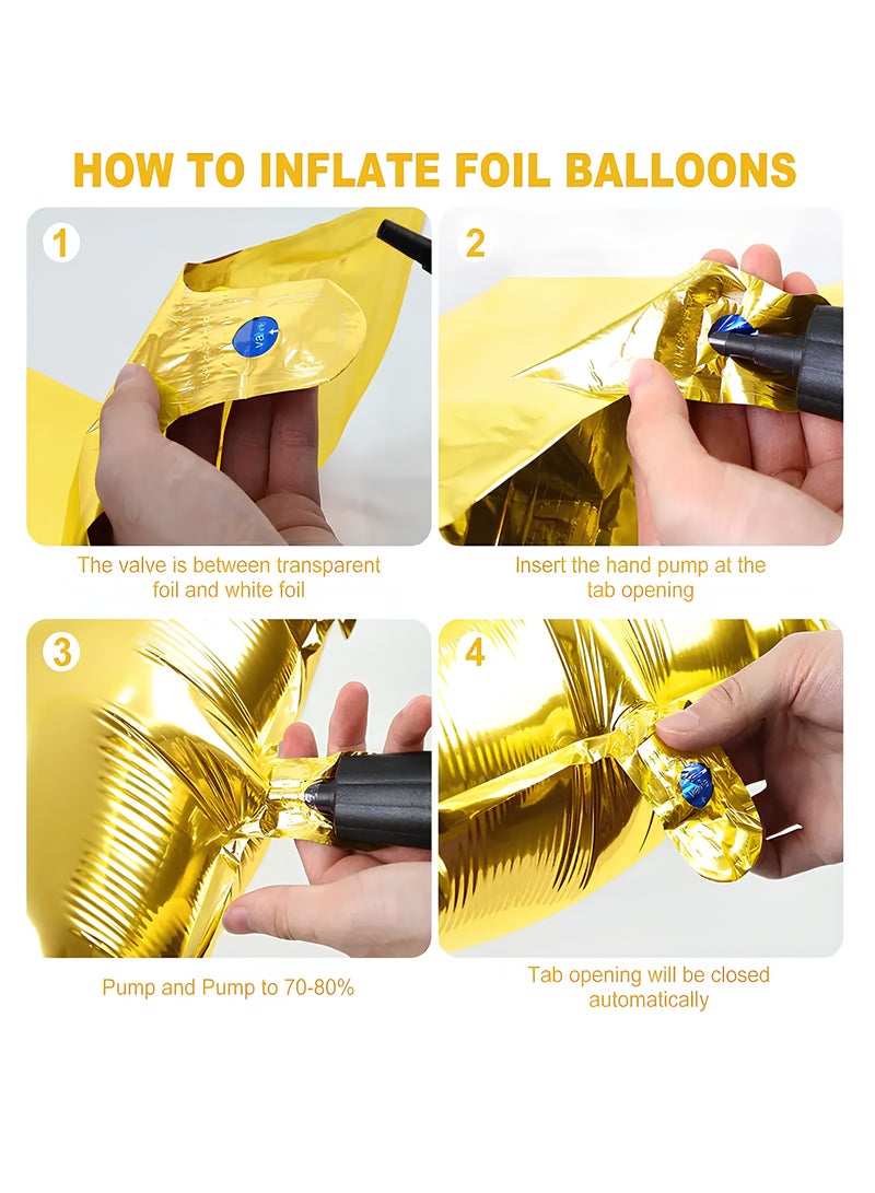 بارتي فن بالون فويل حرف Z لون ذهبي مثالي للحفلات وأعياد الميلاد وجميع المناسبات - Image 2