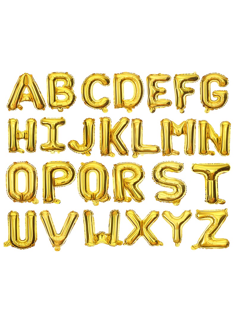 بارتي فن بالون فويل حرف Z لون ذهبي مثالي للحفلات وأعياد الميلاد وجميع المناسبات - Image 3