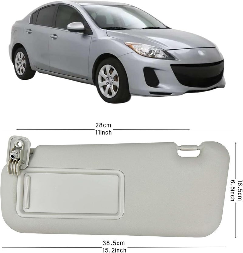 Wivplex Sun Visor for Mazda 3 (2010-2013) - Image 3