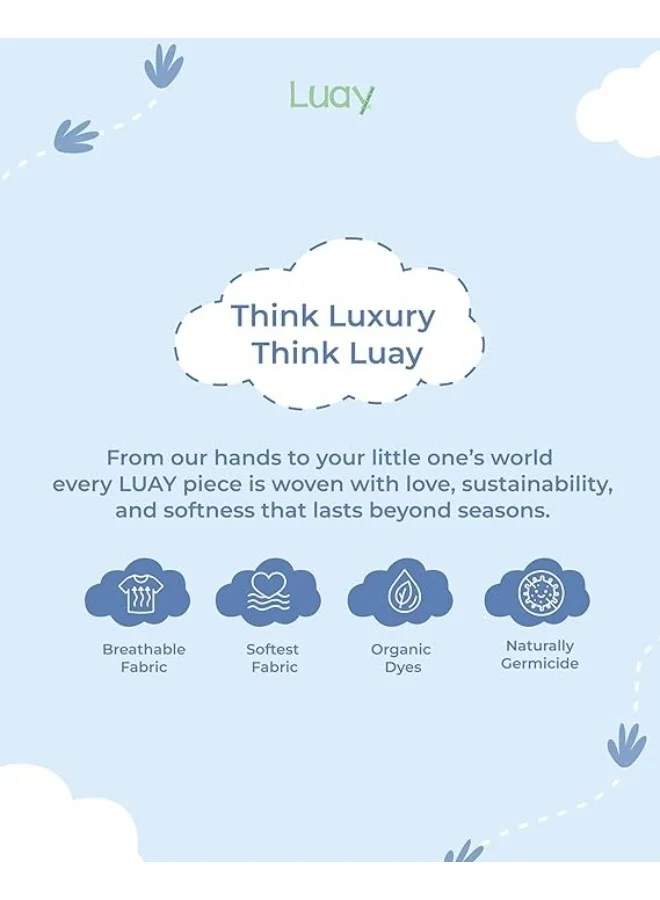 Luay Blue Boys 100% Cotton T-Shirt & Shorts Set | Summer Casual Outfit for Kids & Toddlers | Soft Breathable Fabric | Cartoon Car Print | Light Blue & Blue for Men | Best Price UAE