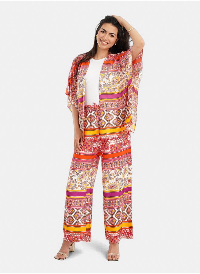 Clue Batwing 3/4 Sleeves Kimono  - Image 1