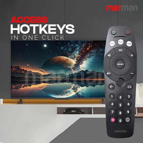 marman® Compatible with Tata Sky Binge+ Smart Set Top Box Remote Control Model TAS-V2 Without Voice Command Suitable for Tata Play Binge Plus 4K Setup Box with Streaming apps - Image 2