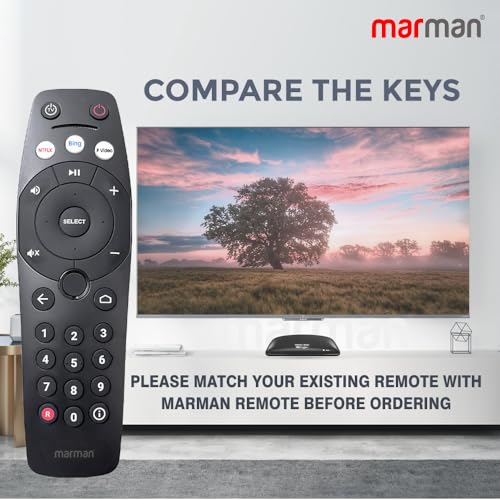 marman® Compatible with Tata Sky Binge+ Smart Set Top Box Remote Control Model TAS-V2 Without Voice Command Suitable for Tata Play Binge Plus 4K Setup Box with Streaming apps - Image 4