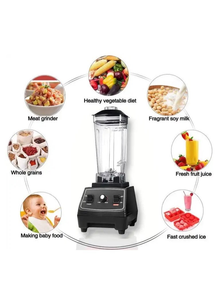 Denx Electric Blender With Inox Blades And Sharp Stainless Steel Blades Suitable For Mixing Fruits. Distinctive And Durable Design, Powerful Motor And High-Performance Blender - From - Image 2