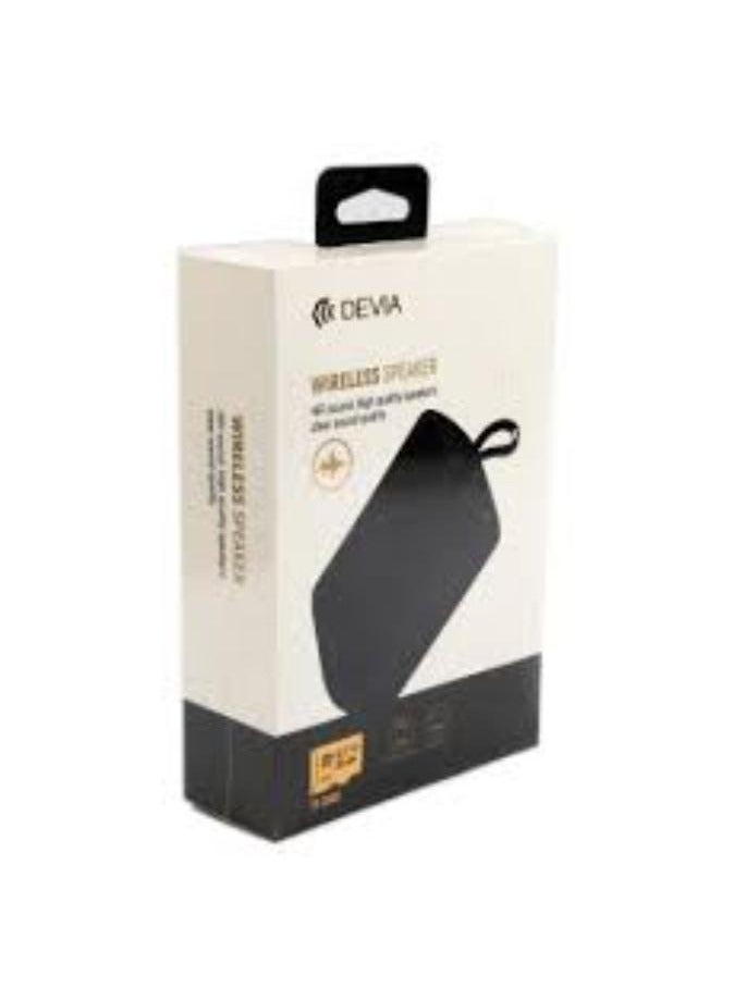 DEVIA Speaker , 5 Watt, 400 mAh Battery, Black, SP-35-6 - Image 1
