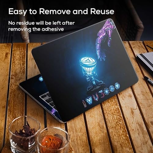 Galaxsia تصميم جالاكسي 1 غلاف فينيل كامل للجهاز المحمول/ملصق/غطاء يصل إلى 15.6 بوصة، لابتوبات لامينيتد-قابل للإزالة-جودة عالية متوافق مع Hp-Dell-Sony-Lenovo-Asus وغيرها (15x10 بوصة) - Image 3