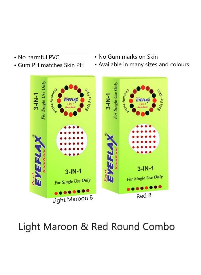 Kumkum Round Bindi Combo Of Light Maroon & Red (15 Flaps Each Box) (8) - pzsku/Z7BF048DFC2ADF9832EFAZ/45/_/1733729914/b3b0f0d6-4326-4181-b3c7-934312b05084