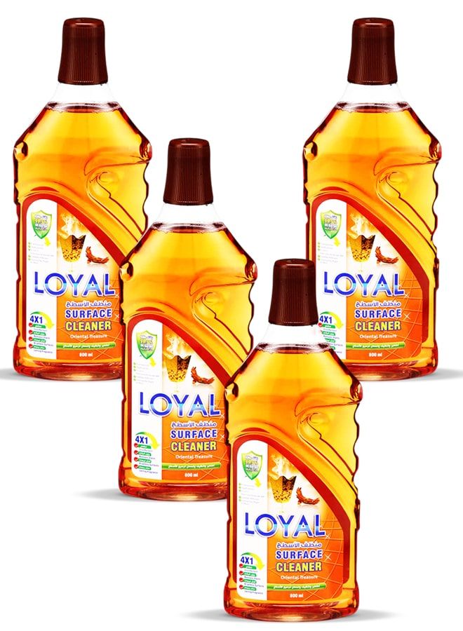 لويال منظف ​​أسطح أورينتال تريجر، 4 عبوات × 800 مل