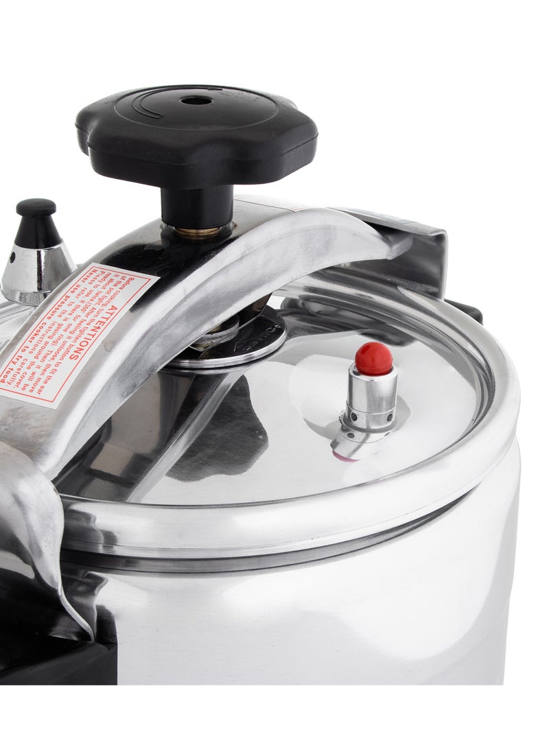 Hic 5 LiterLiters aluminum Pressure cooker size 5 liter silver color SILVER  - Image 3
