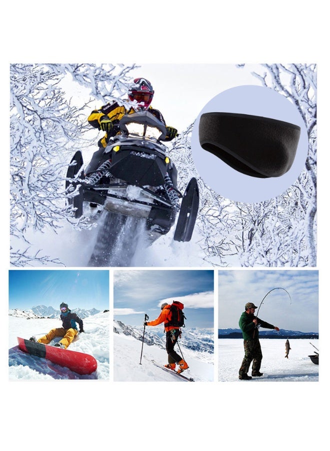 3PCS Fleece Ear Warmers for Men Women Winter Headband Ear Muffs Ear Covers Running Cycling Ski Soundproof Sleep Ear Wrap - Image 5