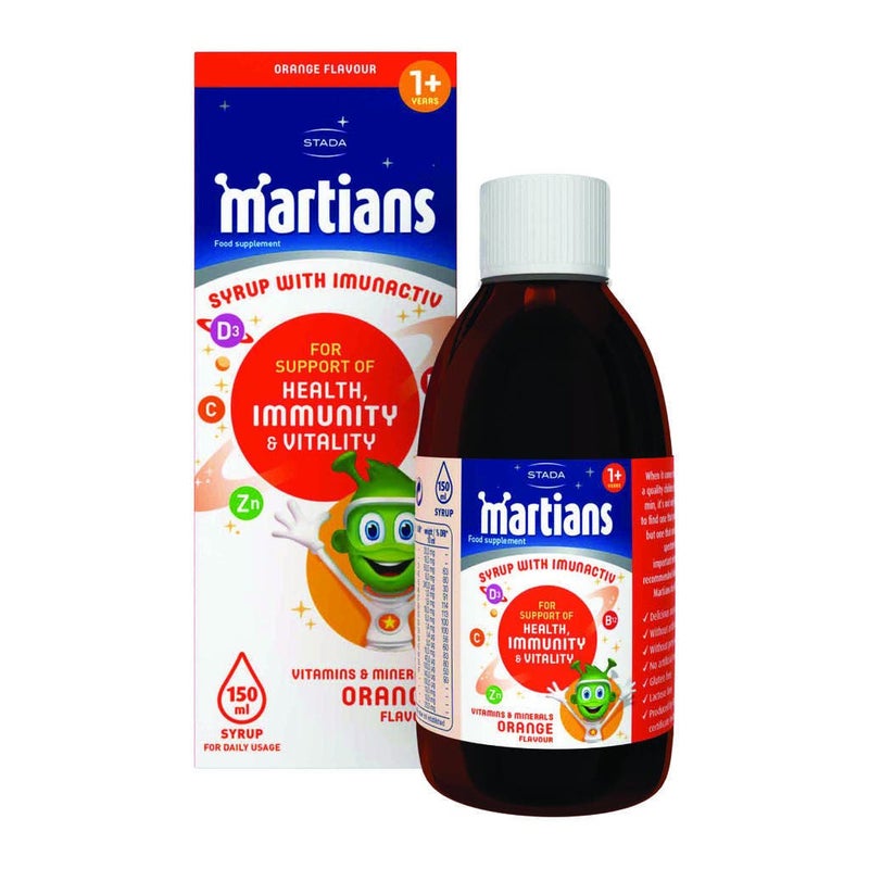 Martians Imunactiv Syrup 150ml - Image 1