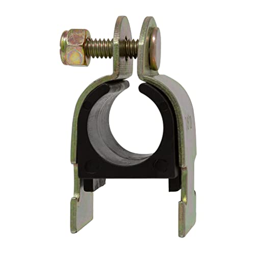 Metpure Rubber Cushion Strut Clamp 3/4" NOM (7/8" OD) for Mounting Copper Piping, PEX Pipe, CVPC Tubing to Strut Channels [5 Pack] - Image 3