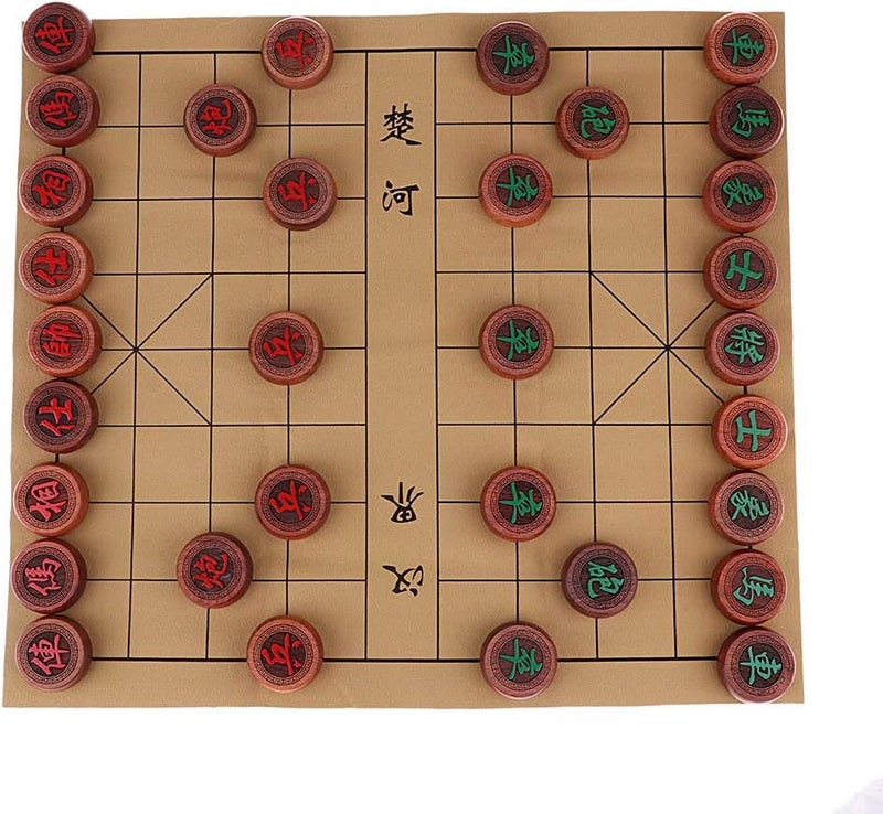 klarako Rosewood Chinese Chess Set Xiangqi Table Board Game for Families and Friends - Image 5