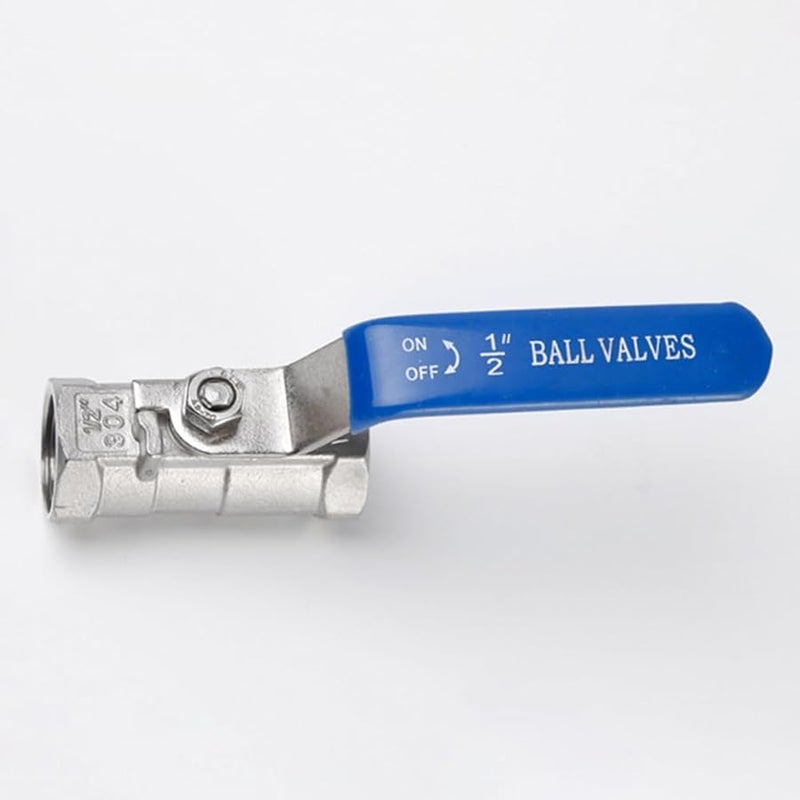 صمام كروي من الفولاذ المقاوم للصدأ DN20 BSPP أنثى للماء والغاز والزيت 16 بار - Image 5