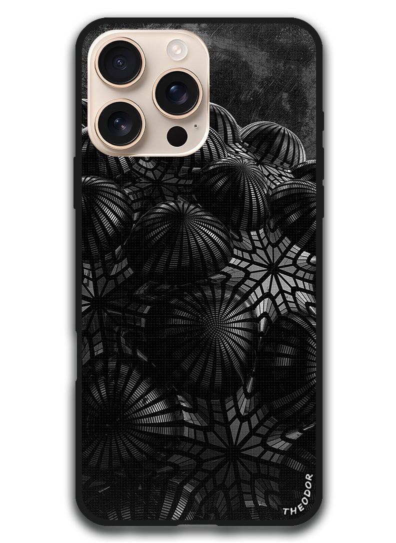 Theodor Protective Case Anti Scratch Shock Proof Bumper Cover For iPhone 16 Pro (6.3)-inch ball_relief_3d  - Image 1