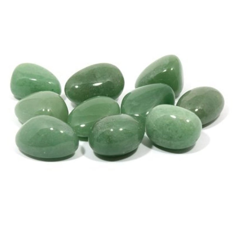 CrystalAge Green Aventurine Tumble Stone (20-25mm) - Pack of 10