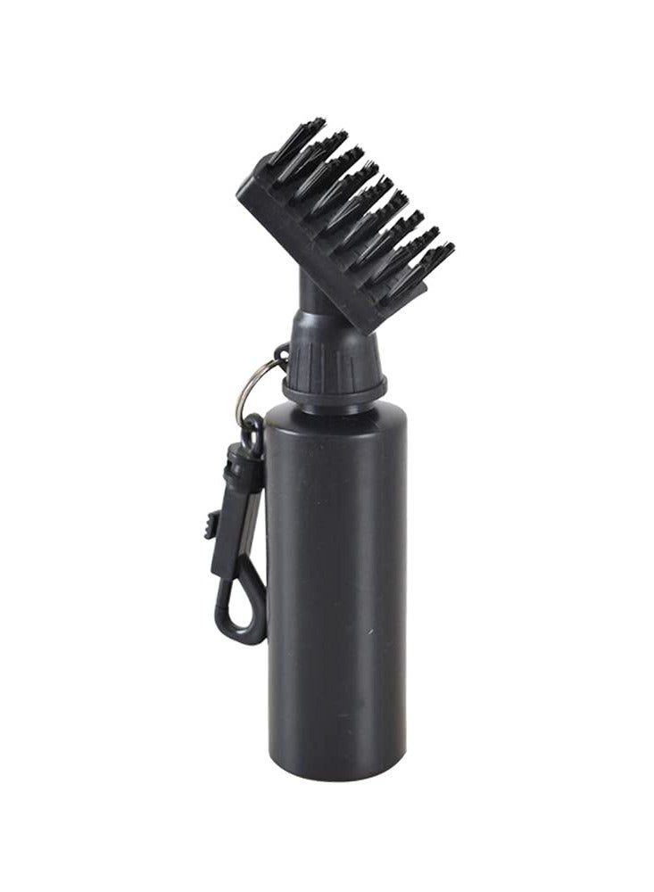 KASTWAVE Professional Golf Club Cleaning Brush Groove Cleaner Golf Clean Accessories for Golf Ball Club Wet Scrub (Black) - Image 1